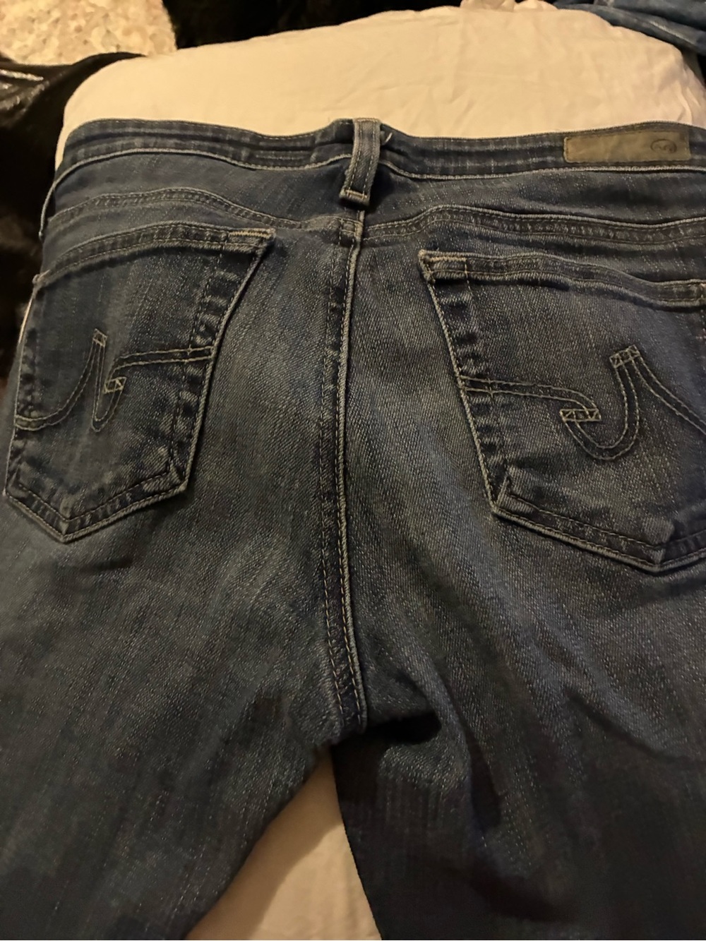 Ag Adriano Goldschmied Women's Skinny Jeans - Dark Blue Wash - Picture 7 of 10